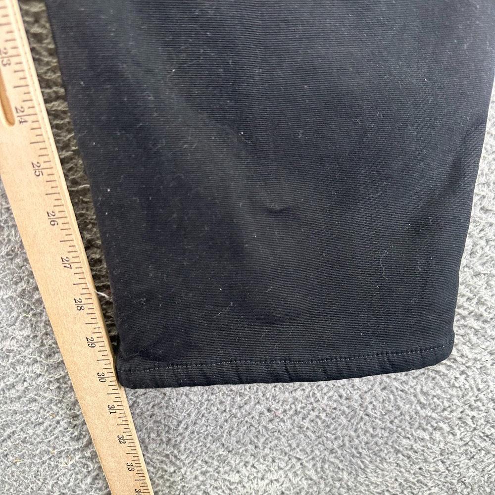 Berkley Jensen Pant Men's 34x30 Black Cotton Carpenter Straight Workwear Stretch - Picture 9 of 11